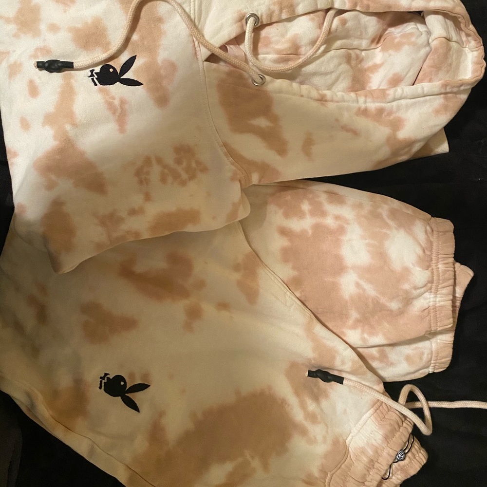 Missguided playboy joggers and sweat shirt